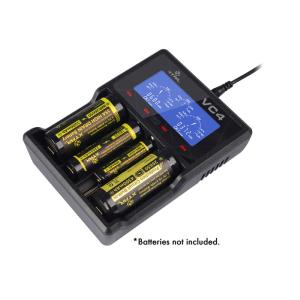 XTAR VC4 1-4 Cell Lithium Ion - NiMH Battery Charger with USB Input and LCD Display Clearance Pictures