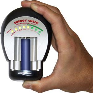 4000042 Ansmann Energy Check for AAA, AA, C, D & 9V. Indicator in 25% steps. 3 year warranty. Tumblr Sale Online