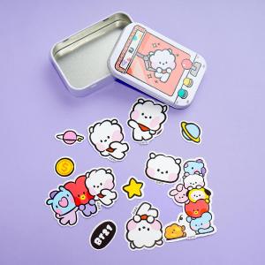 BT21 Minini Tin Case Sticker Set - RJ Cheap Sale Purchase