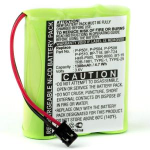 Panasonic P-P510 3.6V 1300mAh Ni-MH Low Pice Cheap Online