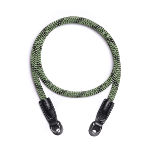 Cooph Rope Camera Strap with Split Ring, 45.3" (115cm) - Duotone Green With Mastercard For Sale