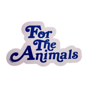 Vegan Power Co 'For the Animals' Sticker Free Shipping Clearance