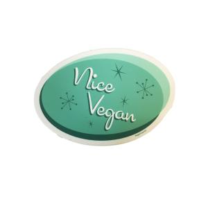 Vegan Power Co 'Nice Vegan' Sticker Cheap Sale Low Pice Fee Shipping