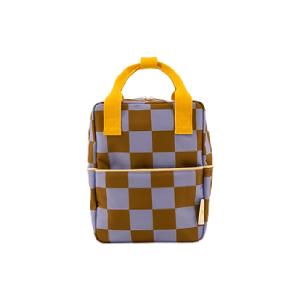 sticky lemon small checkerboard backpack blooming purple   soil green Outlet For Nice