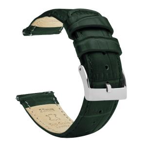 Withings Nokia Activite And Steel Hr Forest Green Alligator Grain Leather Watch Band New Arrival