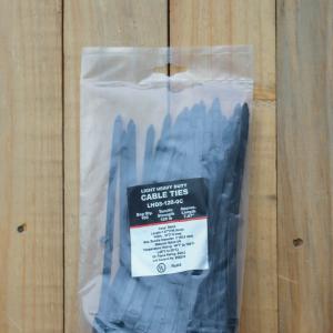 Cable Zip Ties 8" UV Blk Plastic Self Locking, Releasable 100 Pk Clearance Deals
