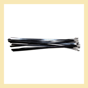 Cable Zip Ties 8" Stainless Steel/Self Locking/Black - 100 Pack Online Online Cheap Online