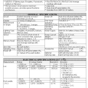 Light Meter (With Selection Of Lighting Type) Low Pice Fee Shipping