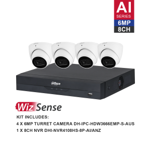 DAHUA 6MP 8CH KIT WITH 4*TURRET CAMEARS (NO HDD INCLUDED: OPTIONAL) Clearance Store Cheap Online