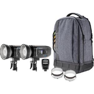 Westcott FJ400 400Ws Strobe with AC/DC Battery 2-Light Backpack Kit Free Shipping Best Seller