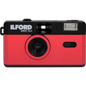 Ilford Sprite 35-II Film Camera - Black & Red Free Shipping Hot Sale