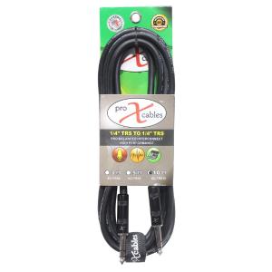 ProX 1/4" TRS to 1/4" TRS Cable, 10' Affordable Online