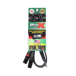 ProX - 1/4" TRS Stereo to DUAL XLR Y 5ft Cable Recommend Cheap Pice