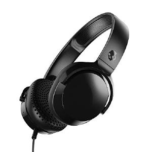 Skullcandy Riff On-Ear Wired Headphones, Microphone, Works with Bluetooth Devices and Computers - Black Clearance 2025
