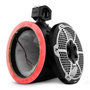 10" Marine Tower with Integrated RGB LED Lights No Speakers Genuine Online