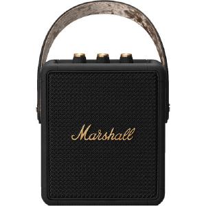 Marshall Stockwell II Portable Bluetooth Speaker, Black and Brass Official Site