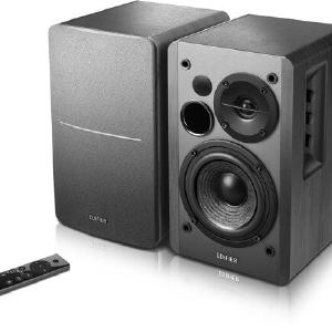 Edifier R1280DB Bluetooth Wireless 2.0 Book Shelf Speakers 42 Watts (Piano Black) Discount Purchase