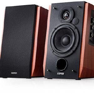 Edifier R1700BT Bluetooth Wireless 2.0 Book Shelf Speakers - 66 Watts Wood Grain Cost Cheap Online