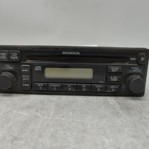 2001-2002 Honda Accord Radio AM FM Cd Player Receiver Replacement P/N:39100-S84-A410-M1 Fits 2001 2002 OEM Used Auto Parts With Credit Card Cheap Pice