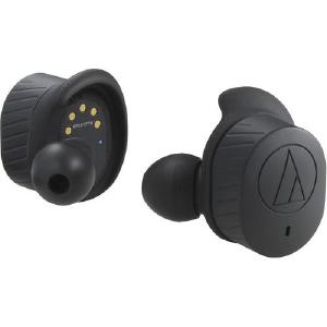 Audio-Technica Consumer ATH-SPORT7TW SonicSport True Wireless In-Ear Headphones (Black) Pay With Visa