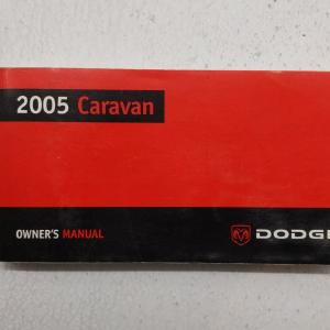 2005 Dodge Caravan Owners Manual Book Guide OEM Used Auto Parts Free Shipping Nicekicks