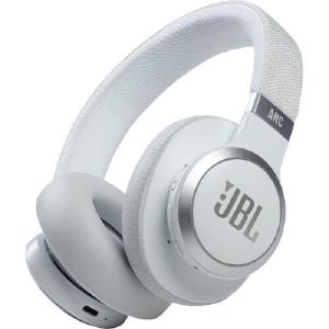 JBL Live 660NC Noise-Canceling Wireless Over-Ear Headphones (White) Store Sale