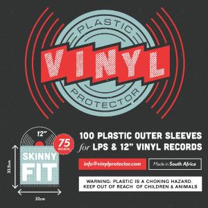 VINYL PROTECTOR  12 PLASTIC OUTER RECORD SLEEVES  SKINNY or REGULAR FIT Sale Cheapest Pice