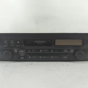 2001-2002 Honda Civic Radio AM FM Cd Player Receiver Replacement P/N:39100-S5A-A110-M1 Fits Fits 2001 2002 OEM Used Auto Parts Amazing Pice