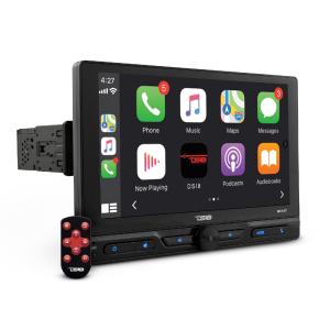 10.5" Floating Adjustable Modular Touchscreen Mechless Single-DIN Head Unit with Bluetooth, Apple Car Play, Android Mirror Link, USB, AUX, SD, AM, FM Eastbay Cheap Online