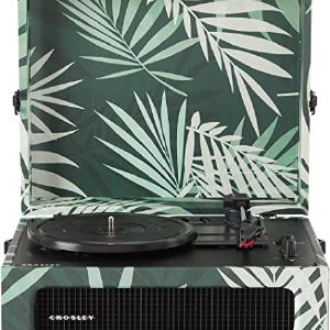 Crosley CR8017B-BO Voyager Vintage Portable Vinyl Record Player Turntable with Bluetooth in/Out and Built-in Speakers, Botanical Store Cheap Online