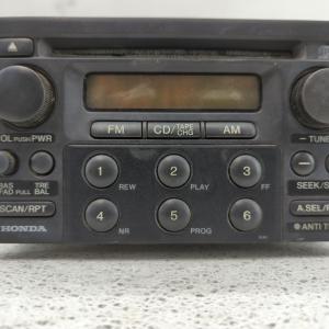 1998-2000 Honda Accord Radio AM FM Cd Player Receiver Replacement P/N:39100-S84-A200 Fits Fits 1998 1999 2000 OEM Used Auto Parts Online Online Original