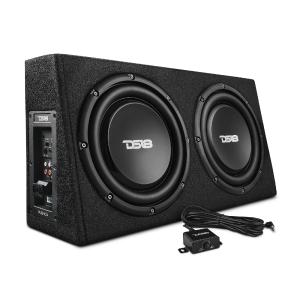 10" Active Subwoofer Shallow Enclosure with 10" Passive Subwoofer For Pickup Trucks Sale New Styles