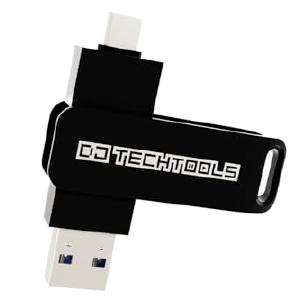 DJ TechTools Chroma USB Drive, Dual USB-A/USB-C, High-Speed USB 3.2 for Rekordbox (Black, 128, GB) Cheap Sale Manchester
