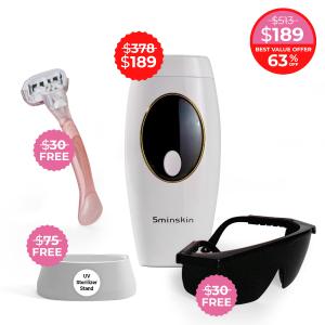5MINSKIN AT-HOME LASER HAIR REMOVAL HANDSET - 50% OFF INTERNATIONAL WOMEN'S DAY SALE   3 FREE GIFTS (WORTH $135) Free Shipping Recommend