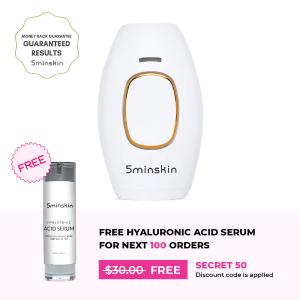 5MINSKIN AT-HOME LASER HAIR REMOVAL HANDSET Free Shipping Big Discount