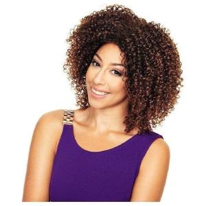 Sleek Yaya Synthetic Lace Parting Wig 10" - Kinky Jerry Curl Genuine Cheap Pice