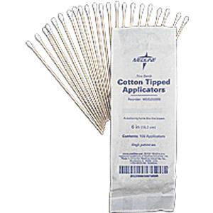 Non-Sterile Cotton-Tip Applicator with Wood Handle, 6" In China For Sale