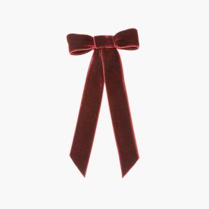 Velvet Bow Barrette -- Pinot For Nice For Sale