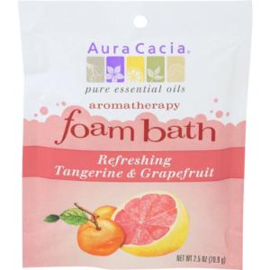 Aura Cacia - Aromatherapy Foam Bath Tangerine & Grapefruit Refreshing, 2.5 oz Cheap Sale Wholesale Pice