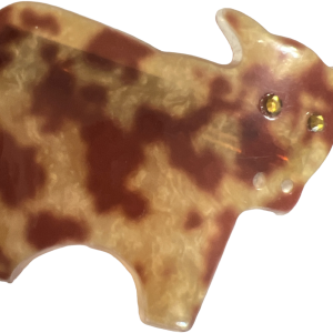 80s 80s French Cow Barrette French Hair Clip Cheap Newest