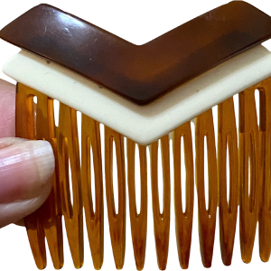 80s Carita Paris Handmade Hair Comb, Deadstock by Carita Outlet Manchester Great Sale