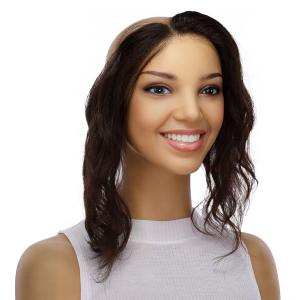 10" Hairline Topper #2 Neutral Dark Brown Wavy Sale Outlet