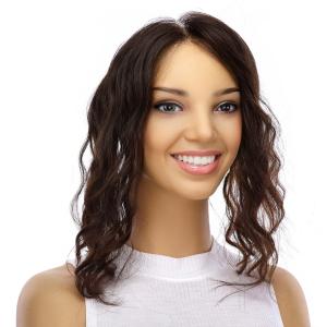 10" Hairline Topper #4 Dark Brown Wavy Clearance Extremely