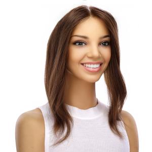 10" Hairline Topper #6 Neutral Medium Brown Free Shipping Cost