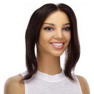 10" Hairline Topper #2 Neutral Dark Brown Official Online