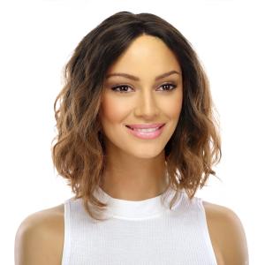 12" Divine Lace Top Wig Dark Brown Ombre Wavy Free Shipping Exclusive