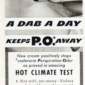 1942 Ad McKesson Robbins Yodora Deodorant Cream Health Beauty Hygiene Women YLK1 Sale With Mastercard