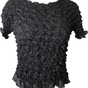 90's Black Popcorn Scrunchie Top Cheap Sale Tumblr