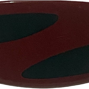 60s/70s Burgandy And Black French Barrette Deadstock Buy Cheap Largest Supplier