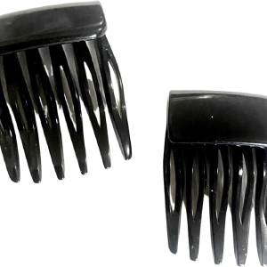 60s Black Unique Mini Hair Combs Deadstock Cheap Wide Range Of
